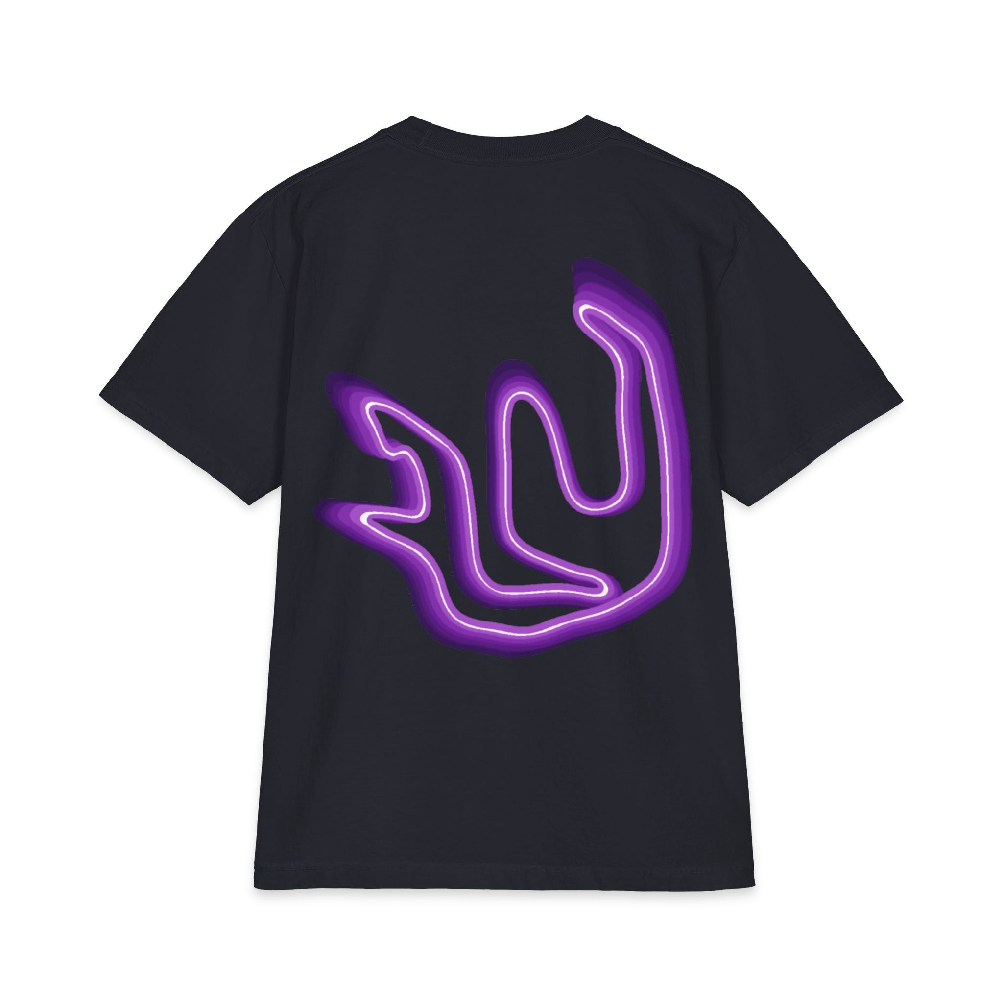FULY PURPLE NEON BIG LOGO heavyweight cotton