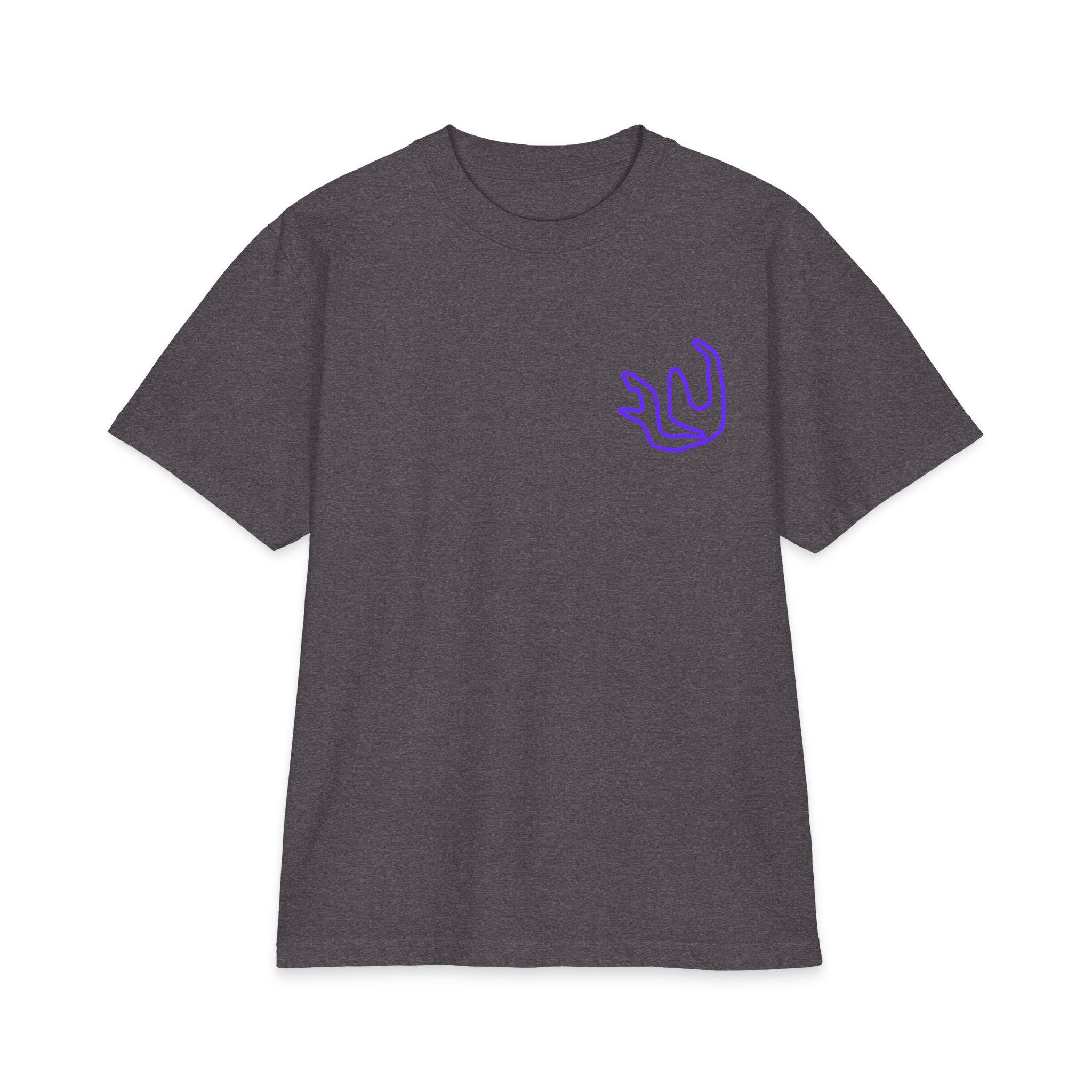 FULY PURPLE NEON BIG LOGO heavyweight cotton